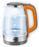 Чайник Centek CT-0065 Orange стекло